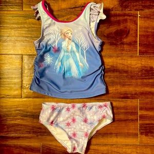 Girls Frozen Bathing Suit